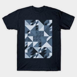 Triangle are Square (blue) T-Shirt